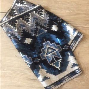 Express patterned skirt